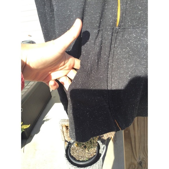 NHL womens full zip hoodie M medium 8 10 grey gray penguins Pittsburgh hockey - Picture 5 of 11